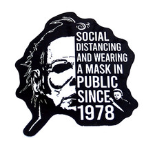 HALLOWEEN - Michael Myers Cut Sticker Decal Movie Horror Film The Boogeyman