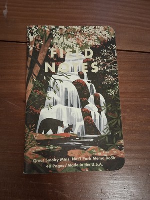 Field Notes - National Park Memo Book - Single Issue - Great Smoky Mtns.