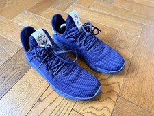 Adidas Pharrell Williams x Tennis Hu Mens Shoes UK 10 Solid Dark Blue Trainers