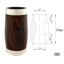 Clarinet barrel/African ebony 62/65mm/Grenadilla accessories