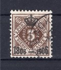 Württemberg 108 Timbre Poste Témoin Authentique Oblitéré 15EUR
