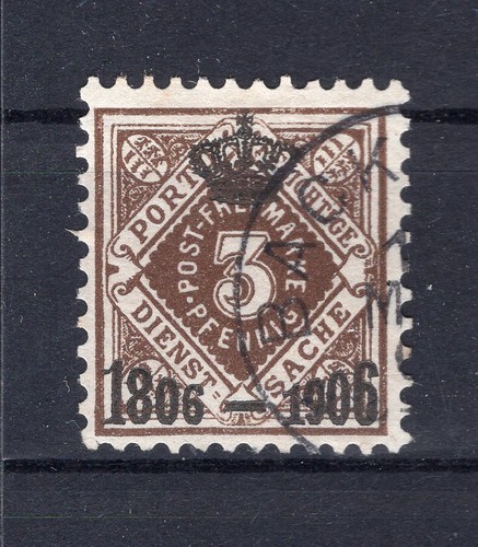 Württemberg 108 Perfect Cancellation Stamp 15EUR (y82244