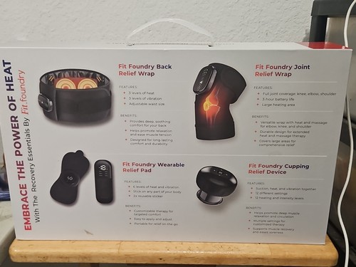 Fit Foundry Feat Massage Recovery Kit 4-in-1 Heat & Massage - Picture 7 of 8
