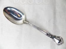 GORHAM CHANTILLY STERLING SILVER OVAL SOUP/DESSERT SPOONS 7" NO MONOGRAMS PAT.