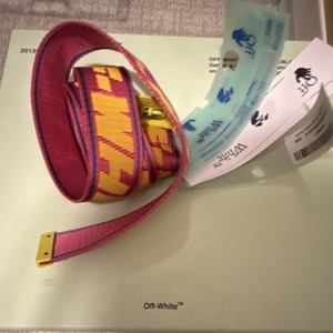 Off White Belt Pink | eBay