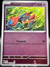 Deoxys 034/086 Uncommon Chaos Rising Pokemon TCG Reverse Holo Near Mint