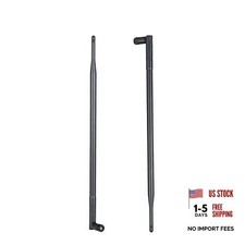 1.3ft 2X 10dBi WiFi Bluetooth Antenna Dual Band Omni Directional Antenna