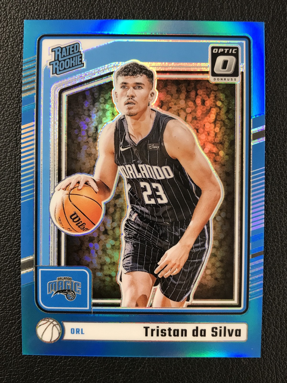 2024-25 Donruss Optic #260 Tristan da Silva Orlando Magic Rated Rookie Aqua /225