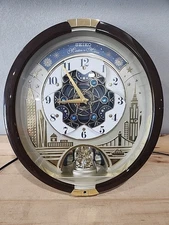 Seiko Swarovski Collectors Edition Melodies in Motion 30 Melodies Wall Clock