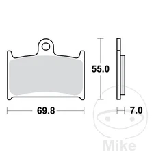 37927-Sintered Front Brake Pads ALTN: 7328651 Compatible with SUZUK