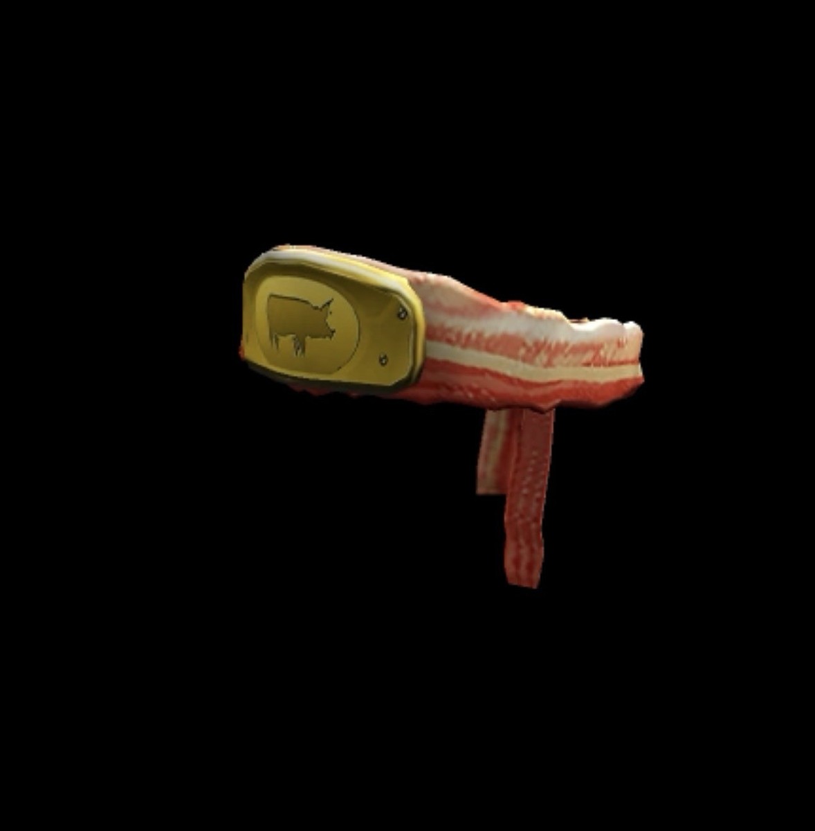ロデオクラフト Robl0x | Gold Bacon Ninja Hat Oink Dojo Pig Head Fatty Pork Face