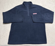 Vineyard Vines Kids Youth Boys 1/4 Zip Pullover Fleece Sweater Size XL 20 Blue