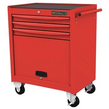 WESTWARD 48RJ73 Rolling Tool Cabinet, Red,Light Duty 48RJ73