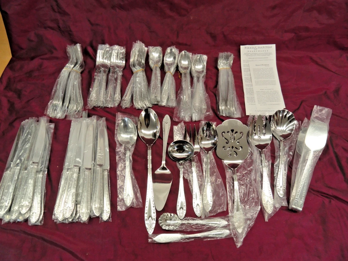 Reed & Barton Set with Serving Piece Flatware Sets for sale | eBay