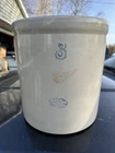 Antique Red Wing 3 Gallon Minnesota Stoneware Crock