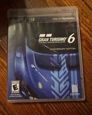 Sony Gran Turismo 6 Anniversary Edition (PlayStation 3, 2014) PS3 No Insert
