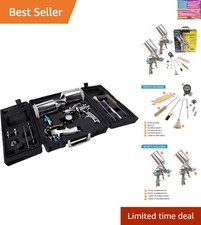 HVLP Auto Painting  Priming Kit with 2 Spray Guns - Perfect for DIY Enthusiasts