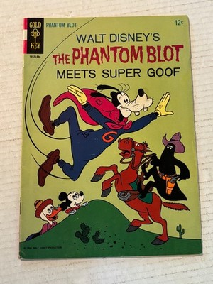 1965 Gold Key The Phantom Blot Meets Super Goof #2 Comic Book /D705