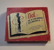 New Antique Not According To Hoyle 2 Card Set