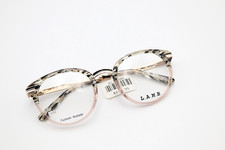L.A.M.B. LA087 BLK Pink-Black 50-21-135 LAMB Eyeglass Frames Flex Hinges C292