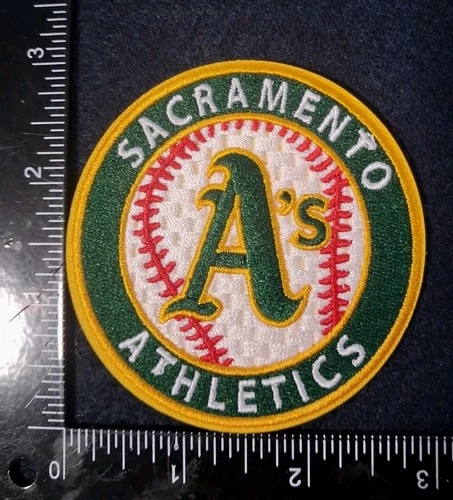 BASEBALL SACRAMENTO A's ATHLETICS EMBROIDERED PATCH PATCHES ITEM