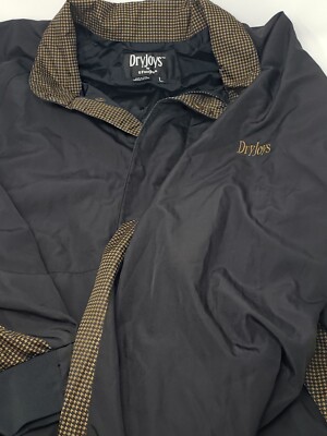 Dry Joy by FJ Foot Joy Men's Large Windbreaker Rain Jacket Full