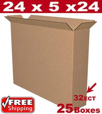 25 - 24x5x24 Cardboard Boxes Mailing Packing Shipping Box Corrugated Carton