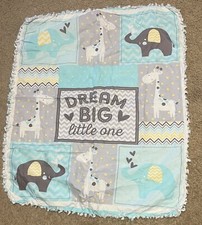 Dream Big Little one Elephant Baby Blanket