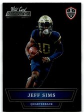 2021 Wild Card Alumination Jeff Sims Georgia Tech Yellow Jackets #37