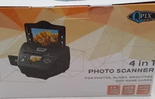 Qpix 4 in 1 Photo and Film Scanner Black (PS970H)