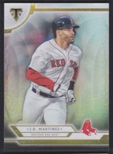 2018 Topps Triple Threads #56 J.D. Martinez Boston Red Sox