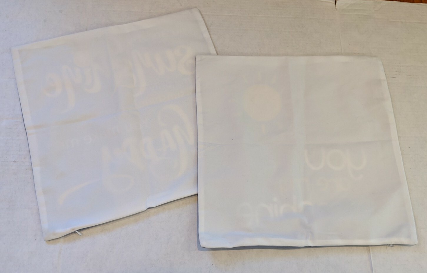 Decorative Throw Pillow Covers You Are My Sunshine & You Make Me Happy Song Case