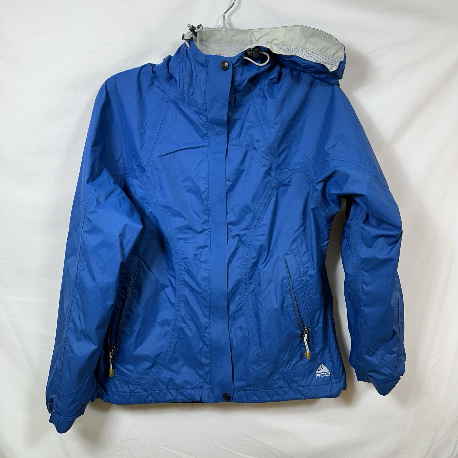 SACAI X NIKE Giacca a vento Nike Fitstorm ACG donna media strato esterno blu con cappuccio M