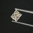 GIA certified loose .51ct VVS2 I princess cut diamond vintage antique Natural — photo 3
