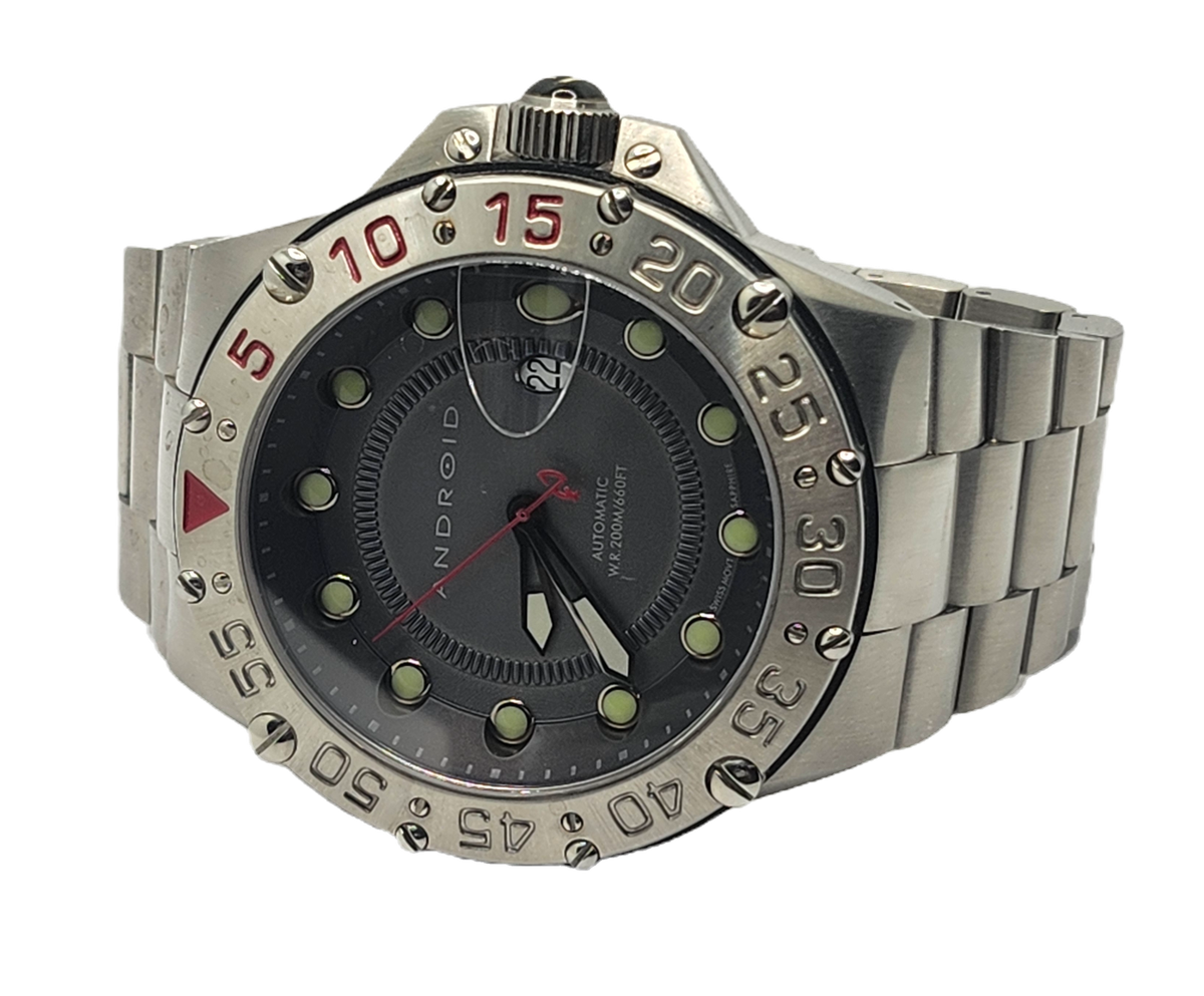 アトランティスピット　ペンダント Android Divemaster Enforcer AD903 Men's Watch Limited Edition #8