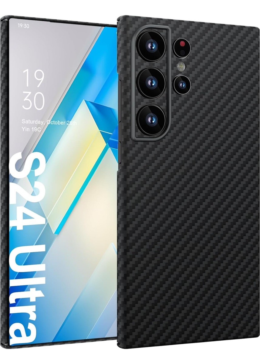 Aramid Carbon Fiber Case Slim Shockproof Cover Bumper Galaxy S24