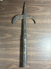 Hand Forged Pike Pole Head Hook Spear Head Af...