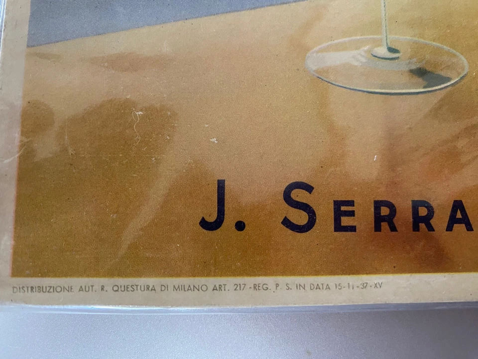 原版意大利广告海报塞拉瓦洛 — 第 2/2 张图片