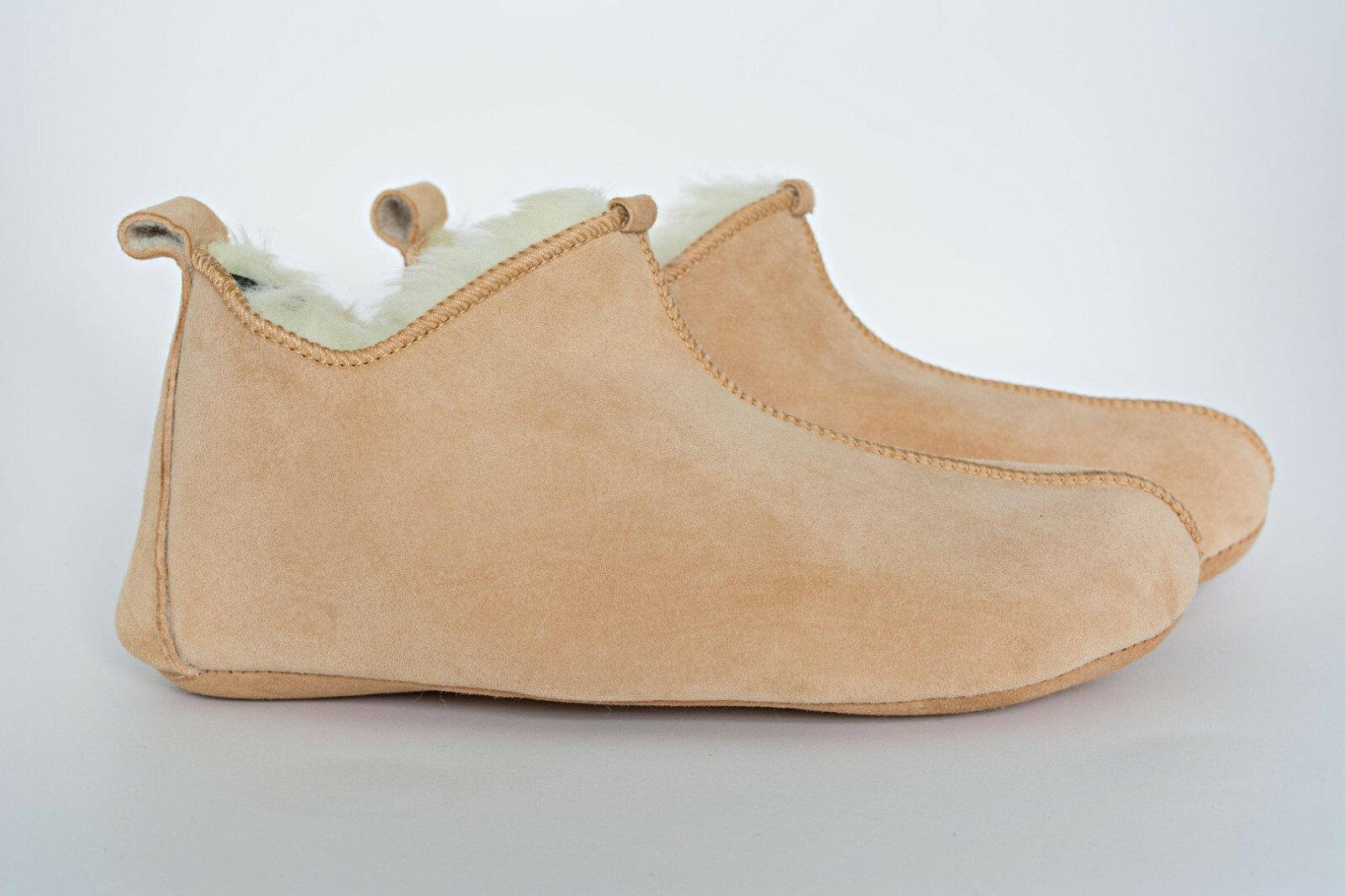 SAOLA Pantofole uomo donna vera pelle di pecora 100% vera pelliccia fatte a mano SUOLA MORBIDA