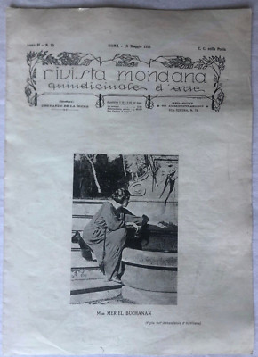 Rarissima Rivista mondana 1921 Anno II 10 Illustrazioni Melkiorre Melis 