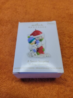 K Hallmark Christmas Ornament 2012 A SWEET SURPRISE Making Memories Series #5