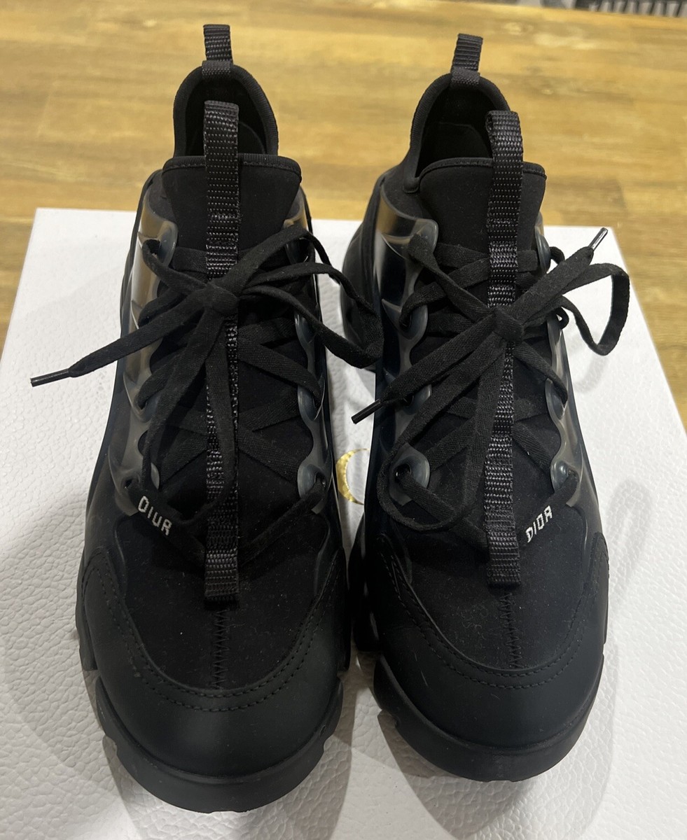 Christian Dior ブラックスニーカー size 38 Christian Dior Black D-Connect Sneakers - size 38