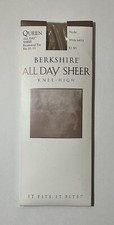 Berkshire All Day Sheer Nude Queen Knee-High Made In USA