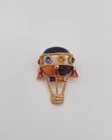 Vintage Brooch Pin Pendant Jewelry Costume Hot Air Balloon Accessory Cute Gift