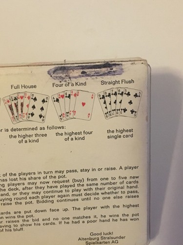 Ace Playing Card Company - Poker Set Cards (Vintage) 7420 - Picture 3 of 10