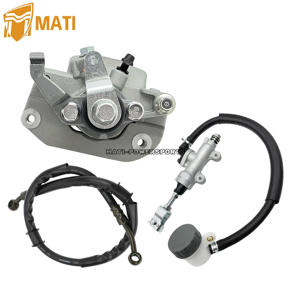 Juego de manguera de cilindro maestro de pinza de freno trasero para Honda TRX450R TRX450ER 2004-2014 Foto 2 de 4