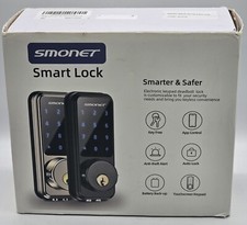 Smart Lock Digital Keypad Deadbolt Keyless Entry Front Door Lock Passcode W/HUB