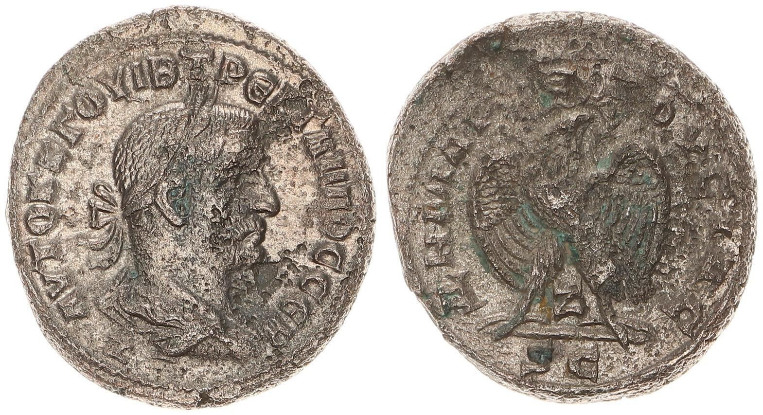 Antique/Roman Empire Provinzialprägung Billon Tetradrachm 251 105922 eBay