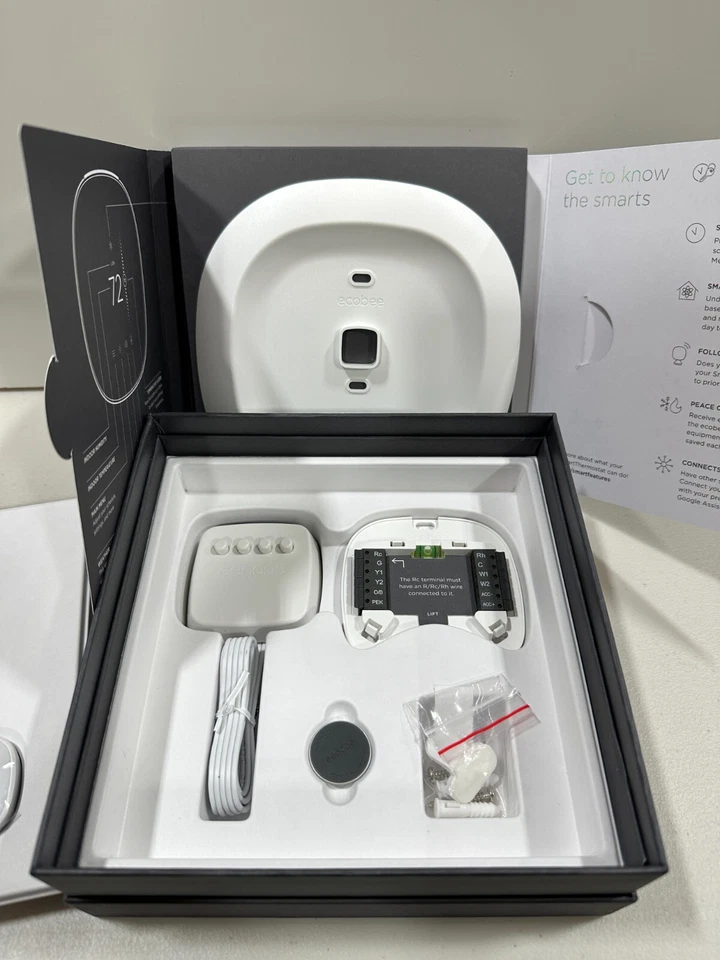 Ecobee 5 - Termostato inteligente con control por voz - EB-STATE5-01 - CAJA ABIERTA Foto 3 de 3