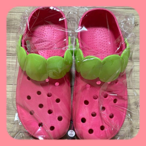 Strawberry Sandals Pink Red Womens size US6-8 23-25cm Style Slippers NEW - Picture 6 of 9